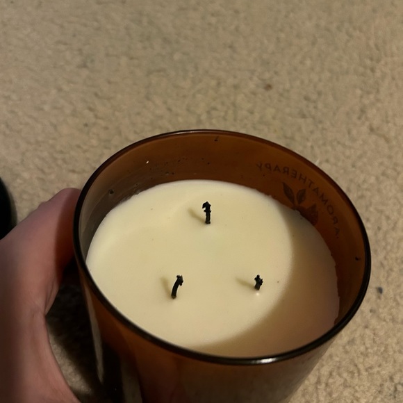 RARE🔥 USED Bath and Body Works Happiness Bergamot and Mandarin 3-Wick Candle - Picture 5 of 5